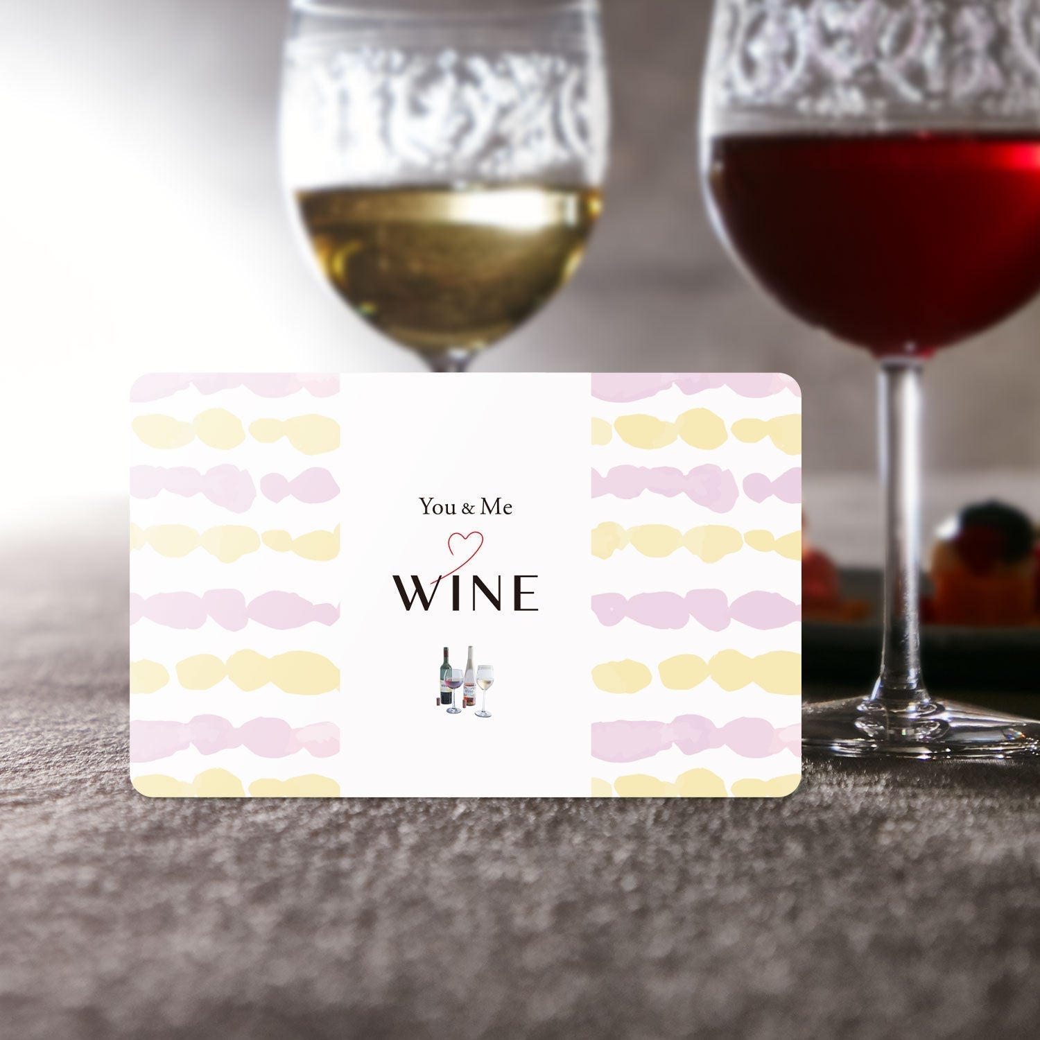 【カードギフト】ワインにハマる夜　ワインギフトカード「You&Me WINE」＜AOO＞｜senshukai gift（センシュカイギフト）